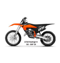 UFO KOMPLET PLASTIKÓW KTM SX 125 / 150 / 250 / 300 '25-'26 KOLOR POMARAŃCZOWY / CZARNY / BIAŁY
