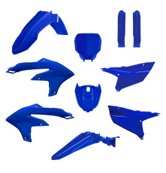 POLISPORT KOMPLET PLASTIKÓW YAMAHA YZ 250F '24-'25; YZ 450F '23-'25 Z TABLICĄ I OSŁONAMI AMORTYZATORÓW KOLOR NIEBIESKI