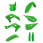 POLISPORT KOMPLET PLASTIKÓW KAWASAKI KX 125 '03-'08; KX 250 '03-'08 RESTYLING KOLOR ZIELONY