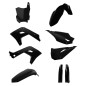 POLISPORT KOMPLET PLASTIKÓW KAWASAKI KX 125 '03-'08; KX 250 '03-'08 RESTYLING KOLOR CZARNY