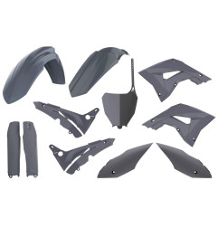 POLISPORT KOMPLET PLASTIKÓW HONDA CR 125/250 '02-'07 RESTYLING KOLOR SZARY NARDO GREY