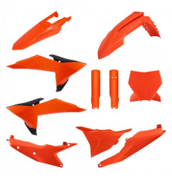 POLISPORT KOMPLET PLASTIKÓW KTM SX/SX-F/XC/XC-F '25-'26 W ZESTAWIE TABLICA PRZEDNIA I OSŁONY KOLOR POMARAŃCZOWY