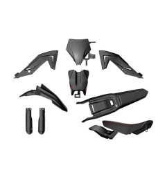 RACETECH (RTECH) KOMPLET PLASTIKÓW Z OSŁONAMI TELESKOPÓW I SIEDZENIEM TALARIA STING MX4 / MX5 / TL 4000 KOLOR CZARNY