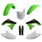 POLISPORT KOMPLET PLASTIKÓW KAWASAKI KX 450F '09-'11 Z TABLICĄ I OSŁONAMI AMORTYZATORÓW KOLOR ZIELONY