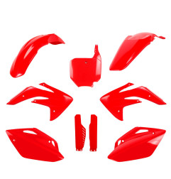 POLISPORT KOMPLET PLASTIKÓW HONDA CRF 150 '07-'25 Z TABLICĄ I OSŁONAMI AMORTYZATORÓW KOLOR CZERWONY OEM
