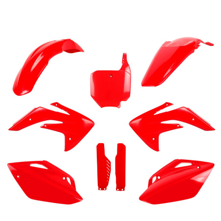 POLISPORT KOMPLET PLASTIKÓW HONDA CRF 150 '07-'25 Z TABLICĄ I OSŁONAMI AMORTYZATORÓW KOLOR CZERWONY OEM