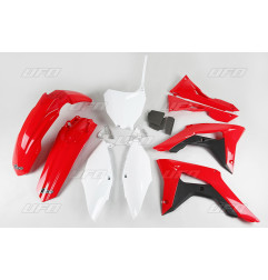 UFO KOMPLET PLASTIKÓW HONDA CRF 250R '18-'21 KOLOR (CZERWONY/BIAŁY) (HO123E999)