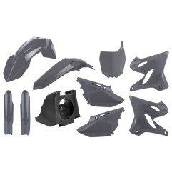 POLISPORT WYPRZEDAŻ KOMPLET PLASTIKÓW YAMAHA YZ 125/250 '02-'21 RESTYLING KOLOR SZARY NARDO GREY #894291