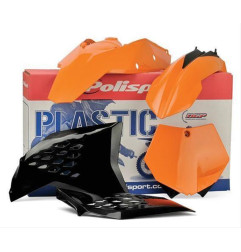 POLISPORT WYPRZEDAŻ KOMPLET PLASTIKÓW KTM SX 85 '13-'17 ZESTAW KOLOR POMARAŃCZOWY