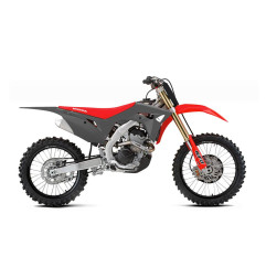 UFO KOMPLET PLASTIKÓW HONDA CRF 250R '18-'21 KOLOR SZARY / CZERWONY ( W ZESTAWIE OSŁONY TELESKOPÓW ORAZ NAKLEJKI )