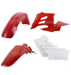 POLISPORT KOMPLET PLASTIKÓW GAS GAS EC/EC-E 125 '05-'06; EC/EC-E 200 '05-'06; EC/EC-E 250 '05-'06 KOLOR CZERWONY