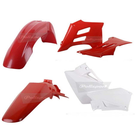 POLISPORT KOMPLET PLASTIKÓW GAS GAS EC/EC-E 125 '05-'06; EC/EC-E 200 '05-'06; EC/EC-E 250 '05-'06 KOLOR CZERWONY
