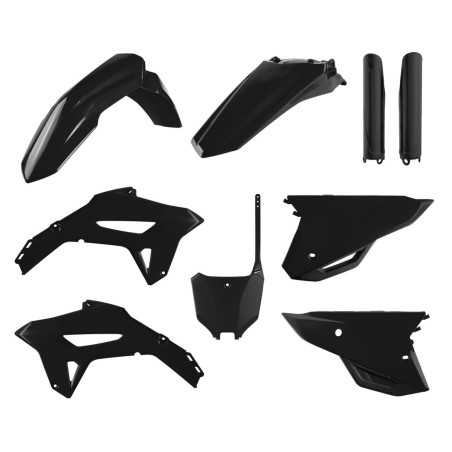 POLISPORT KOMPLET PLASTIKÓW HONDA CRF 250R '22-'24; CRF 450R '21-'24 Z TABLICĄ I OSŁONAMI AMORTYZATORÓW KOLOR CZARNY