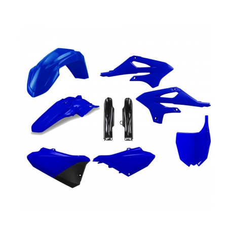 POLISPORT KOMPLET PLASTIKÓW YAMAHA YZ 85 '22-'26 Z TABLICĄ I OSŁONAMI AMORTYZATORÓW KOLOR NIEBIESKI OEM