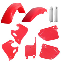 POLISPORT KOMPLET PLASTIKÓW HONDA CR 125 '93-'94; CR 250 '92-'94 Z TABLICĄ I OSŁONAMI AMORTYZATORÓW KOLOR CZERWONY