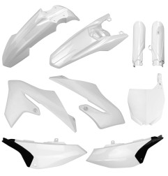 POLISPORT KOMPLET PLASTIKÓW YAMAHA YZ 65 '19-'26 Z TABLICĄ I OSŁONAMI AMORTYZATORÓW KOLOR BIAŁY