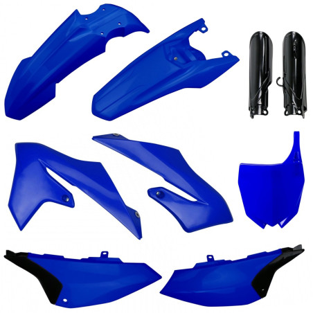 POLISPORT KOMPLET PLASTIKÓW YAMAHA YZ 65 '19-'26 Z TABLICĄ I OSŁONAMI AMORTYZATORÓW KOLOR NIEBIESKI OEM