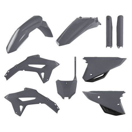 POLISPORT KOMPLET PLASTIKÓW HONDA CRF 250R '22-'24; CRF 450R '21-'24 KOLOR SZARY (NARDO GRAY)
