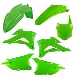 POLISPORT KOMPLET PLASTIKÓW KAWASAKI KX 85 '22-'25; KX 100 '22-'25 KOLOR ZIELONY
