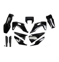 UFO KOMPLET PLASTIKÓW HUSQVARNA TX / TE 125 / 150 / 250 / 300 '20-'22, FE 250 / 350 / 450 / 501 '20-'23 KOLOR CZARNY