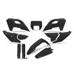 UFO KOMPLET PLASTIKÓW HUSQVARNA TE 150 / 250 / 300 '24-'25, FE 250 / 350 / 450 / 501 '24-'25 KOLOR CZARNY