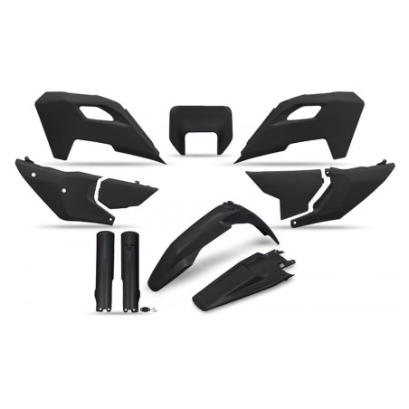 UFO KOMPLET PLASTIKÓW HUSQVARNA TE 150 / 250 / 300 '24-'25, FE 250 / 350 / 450 / 501 '24-'25 KOLOR CZARNY
