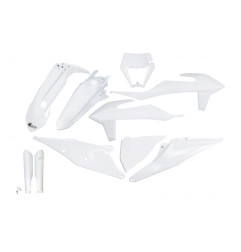 UFO KOMPLET PLASTIKÓW KTM EXC 125 '20-'21, EXC 250 / 300 TPI '20-'23, EXC-F 250 / 350 / 450 / 500 '20-'23 KOLOR BIAŁY