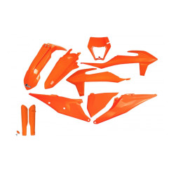UFO KOMPLET PLASTIKÓW KTM EXC 125 '20-'21, EXC 250 / 300 TPI '20-'23 KOLOR POMARAŃCZOWY #962524