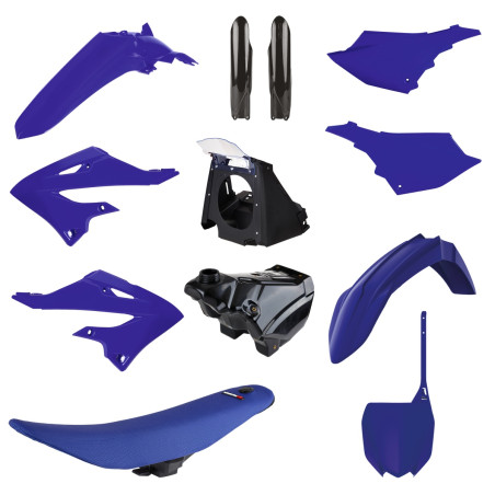 POLISPORT KOMPLET PLASTIKÓW YAMAHA YZ 125/250 '02-'21 RESTYLING KOLOR NIEBIESKI