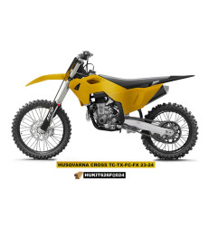 UFO KOMPLET PLASTIKÓW HUSQVARNA TC 125 / 250 '23-'24, FC 250 / 350 / 450 '23-'24 KOLOR ZŁOTY - WYPRZEDAŻ
