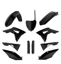 POLISPORT KOMPLET PLASTIKÓW HONDA CRF 250R '18-'21; CRF 450R '17-'20 Z TABLICĄ I OSŁONAMI AMORTYZATORÓW KOLOR CZARNY