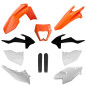 POLISPORT KOMPLET PLASTIKÓW KTM EXC/EXC-F TPI '17-'19 KOLOR POMARAŃCZOWY BIAŁY CZARNY