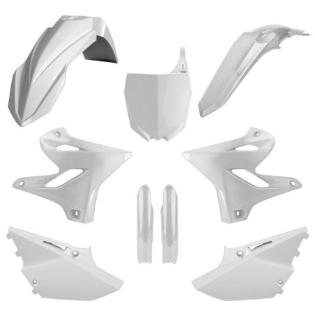 POLISPORT KOMPLET PLASTIKÓW YAMAHA YZ 125/250 '15-'21 Z TABLICĄ I OSŁONAMI AMORTYZATORÓW KOLOR BIAŁY