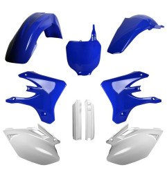 POLISPORT KOMPLET PLASTIKÓW YAMAHA YZ 250F '03-'04; YZ 450F '03-'04 KOLOR NIEBIESKI BIAŁY