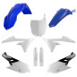 POLISPORT KOMPLET PLASTIKÓW YAMAHA YZ 250F '14-'18; YZ 450F '14-'17 KOLOR NIEBIESI BIAŁY