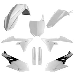 POLISPORT KOMPLET PLASTIKÓW YAMAHA YZ 250F '14-'18; YZ 450F '14-'17 Z TABLICĄ I OSŁONAMI AMORTYZATORÓW KOLOR BIAŁY