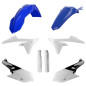 POLISPORT KOMPLET PLASTIKÓW YAMAHA WR 250F '15-'19; WR 450F '16-'18 Z OSŁONAMI AMORTYZATORÓW KOLOR NIEBIESKO BIAŁY OEM