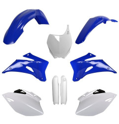 POLISPORT KOMPLET PLASTIKÓW YAMAHA YZ 250F '08-'09; YZ 450F '08-'09 KOLOR NIEBIESKI BIAŁY