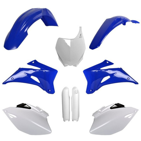 POLISPORT KOMPLET PLASTIKÓW YAMAHA YZ 250F '08-'09; YZ 450F '08-'09 KOLOR NIEBIESKI BIAŁY