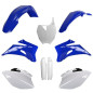 POLISPORT KOMPLET PLASTIKÓW YAMAHA YZ 250F '08-'09; YZ 450F '08-'09 KOLOR NIEBIESKI BIAŁY