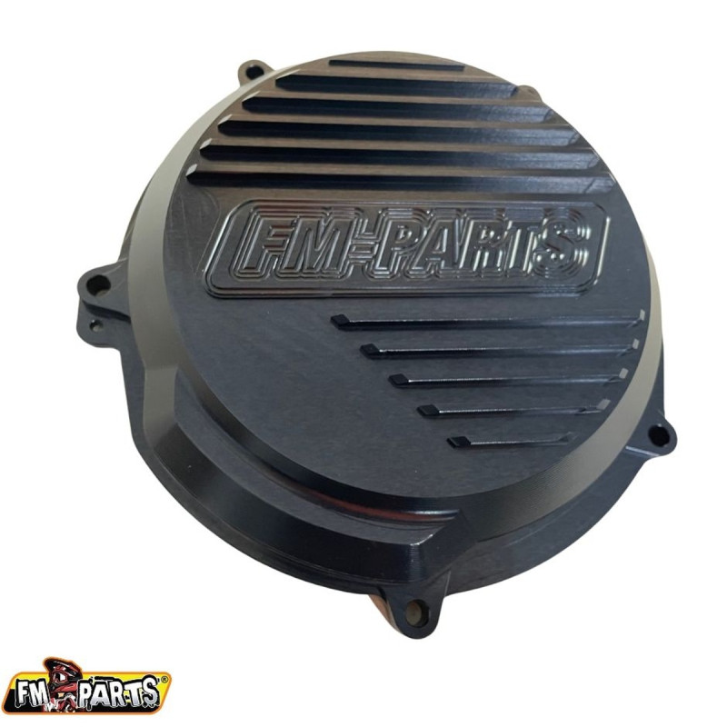 FM-PARTS POKRYWA SPRZEGŁA (DEKIEL) WZMACNIANA CNC 6082 ALUMINIUM BETA RR 250/300 '20-'25; X-TRAINER 250/300 '20-'25 KOLOR CZARNY