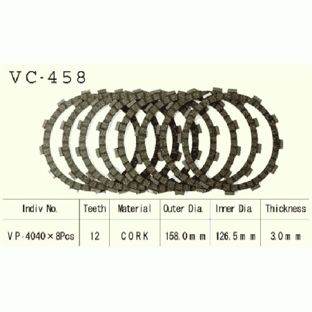 TARCZE SPRZĘGŁOWE VESRAH VC-458