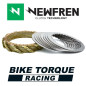 NEWFREN TARCZE SPRZĘGŁOWE Z PRZEKŁADKAMI RACING KAWASAKI ZX-6R NINJA '07-'17 (EBS4514)