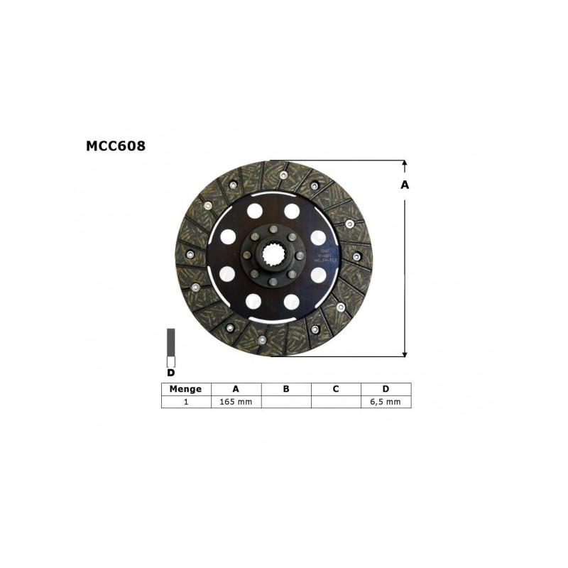 TRW ZF TARCZA SPRZĘGŁOWA BMW R 1100 R / S 98-05, 1150 GS / ADV / R / RS / RT 99-06,