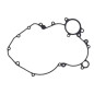 ATHENA USZCZELKA POKRYWY SPRZĘGŁA APRILIA RXV/SXV 450/550 '06-'11, OEM, AP9150148