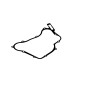 XRADICAL(ARTEIN GASKETS) USZCZELKA POKRYWY SPRZĘGŁA (WEWNĘTRZNA) HONDA CR 125R '90-'04 (METALOWA POWLEKANA)