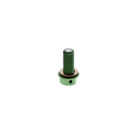 ACCEL KOREK SPUSTOWY OLEJU KAWASAKI KXF 450 '06-'15 KOLOR ZIELONY (MDP-03GR)