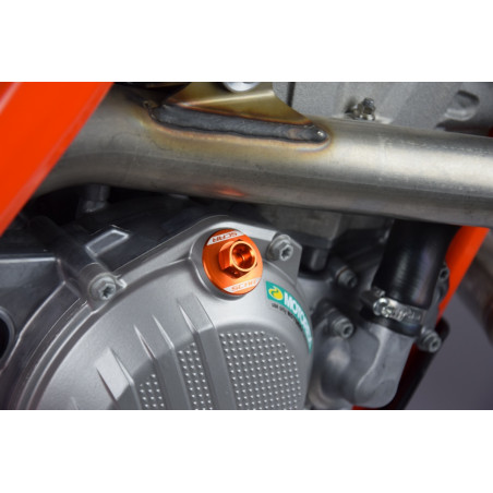 SCAR RACING KOREK WLEWU OLEJU KTM 50-450 SX / SXF '06-'25, 125-500 EXC / EXCF / TPI '06-'25 KOLOR POMARAŃCZOWY