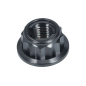 Nakrętka kołnierzowa zębatki samoblokująca HLP M10x1.25mm tytan czarny Nakrętka kołnierzowa zębatki samoblokująca HLP M10x1.25mm tytan czarny