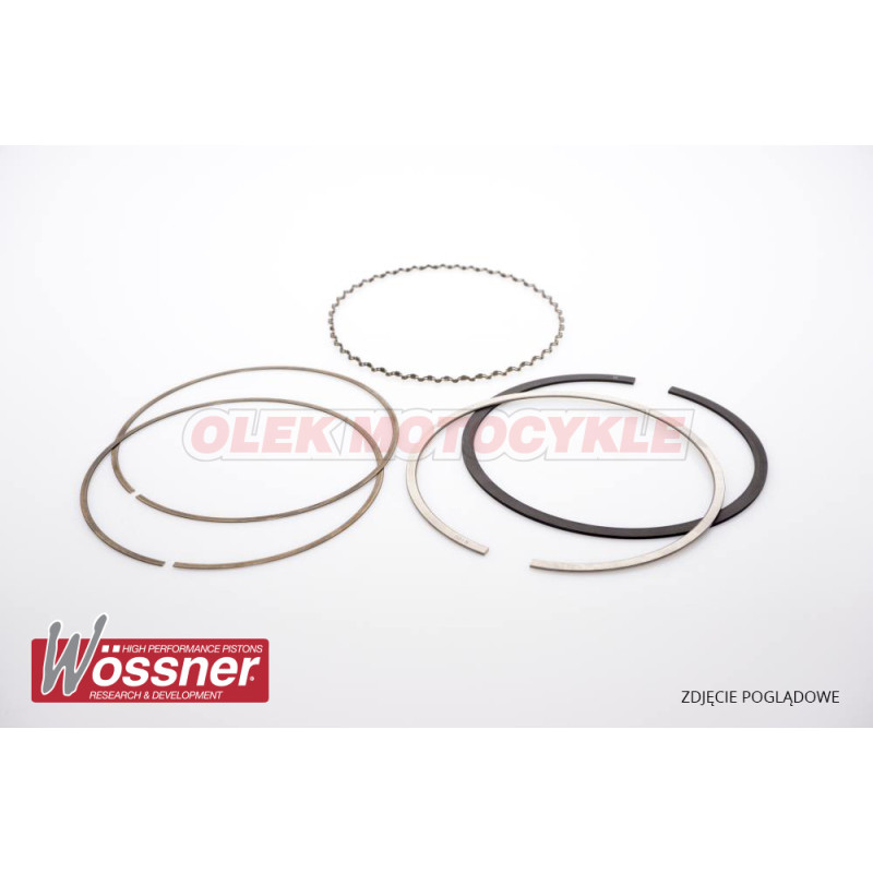 WOSSNER PIERŚCIENIE (4T) 3 szt. ( 84.00x1.00mm 84.00x1.20mm 84.00x2.00mm )